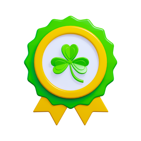Médaille du jour de patrick  3D Icon