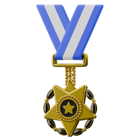 Médaille de bravoure  3D Icon