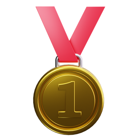 Medal 1  3D Icon