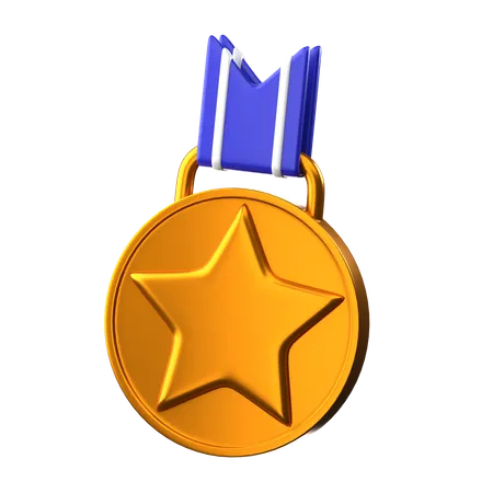 Medal 3 D Sports Icon 3D Icon