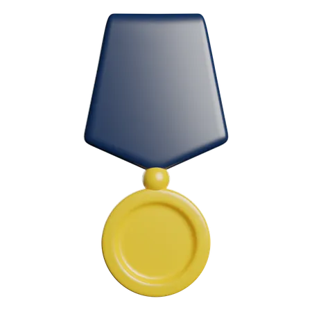 Badge Medal Winner 3D Icon