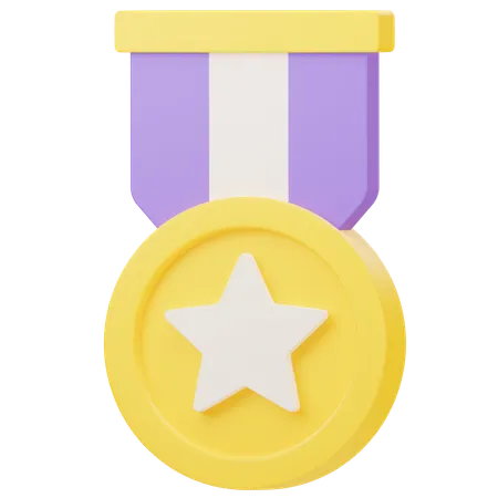 Medal 3 D Illustration 3D Icon