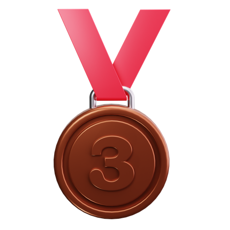 Medal 3  3D Icon