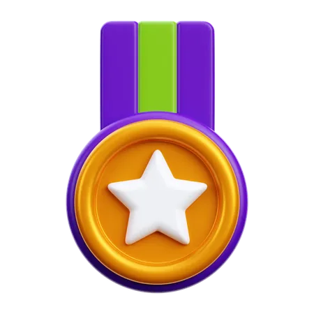 Medal  3D Icon