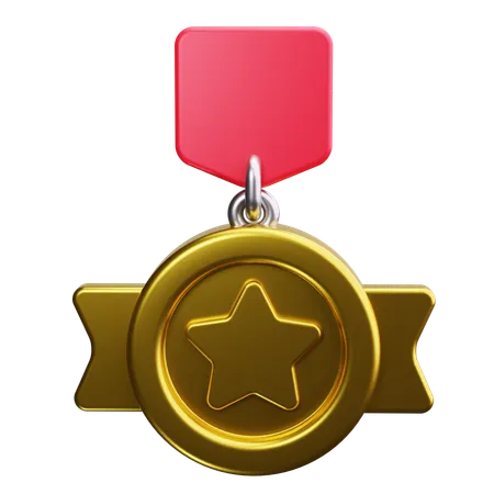 Medal  3D Icon