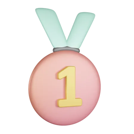 Medal  3D Icon