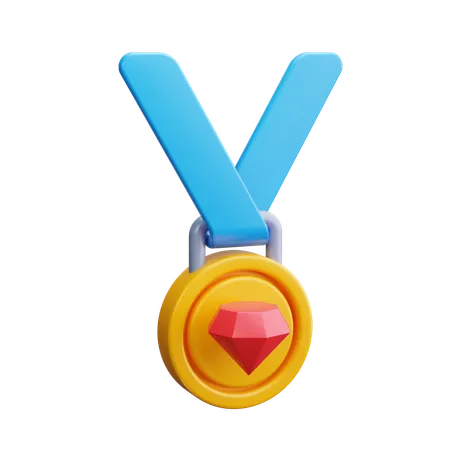 Medal  3D Icon