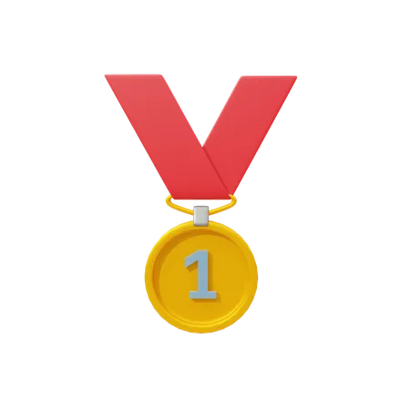 Medal  3D Icon