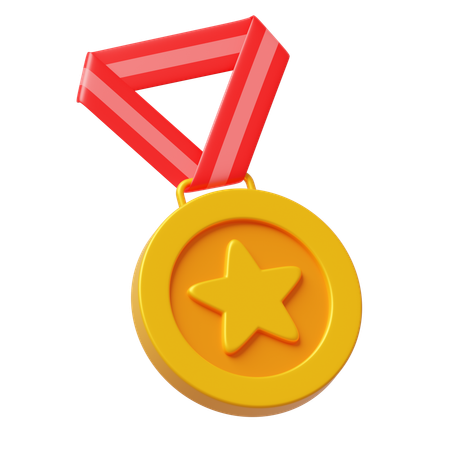 Medal  3D Icon