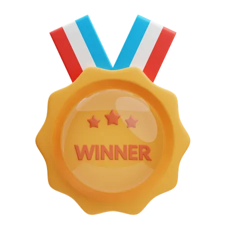 Medal  3D Icon