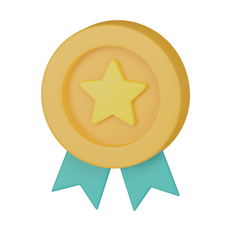 Medal  3D Icon