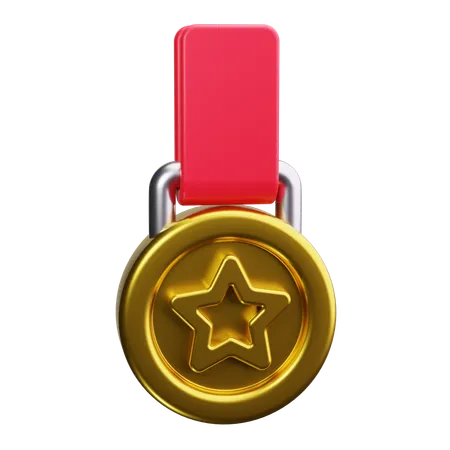 Medal  3D Icon