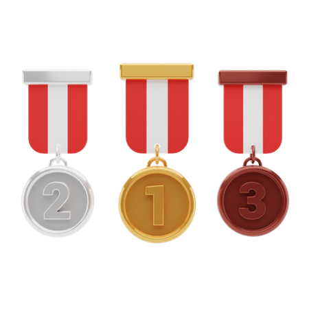 Medal  3D Icon