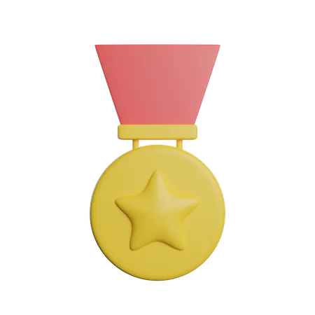 Medal Awards Goal 3D Icon