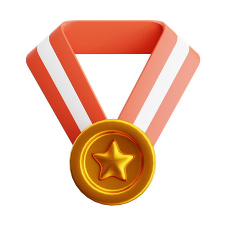 Medal Achiever  3D Icon