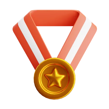Medal Achiever  3D Icon