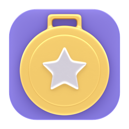 Medal App  3D Icon