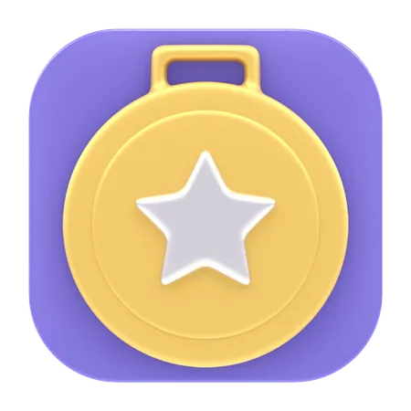 Medal App  3D Icon