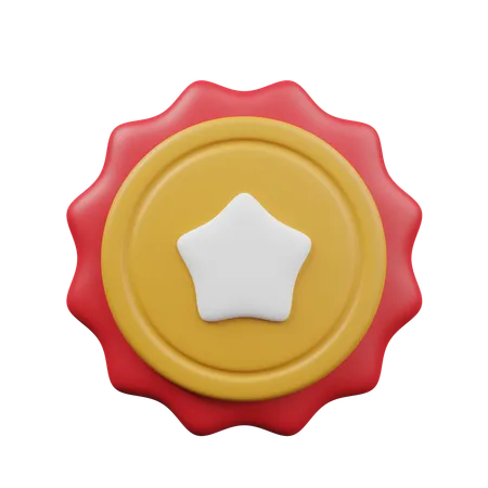 Medal Of Winner  3D Icon