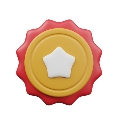 Medal Of Winner  3D Icon