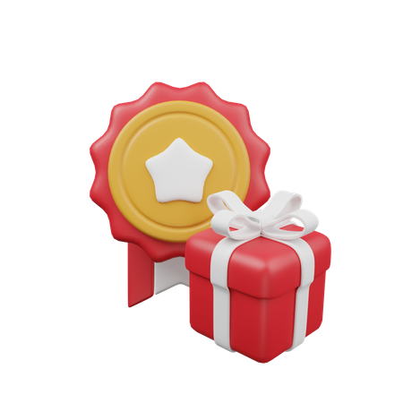 Medal Of Winner  3D Icon