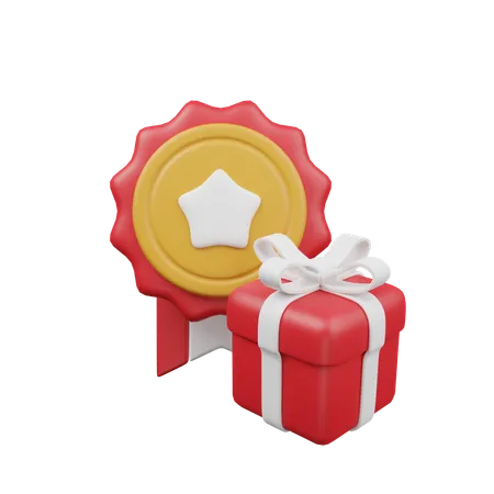 Medal Of Winner  3D Icon