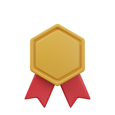 Medal Of Winner  3D Icon