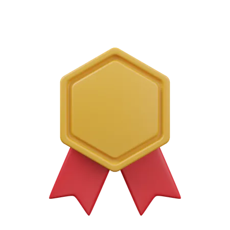 Medal Of Winner  3D Icon