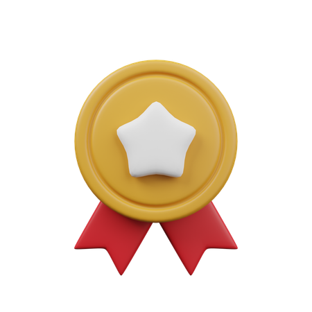 Medal Of Winner  3D Icon