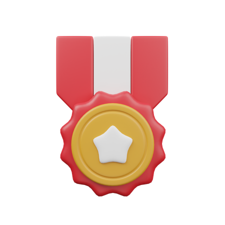 Medal Of Winner  3D Icon