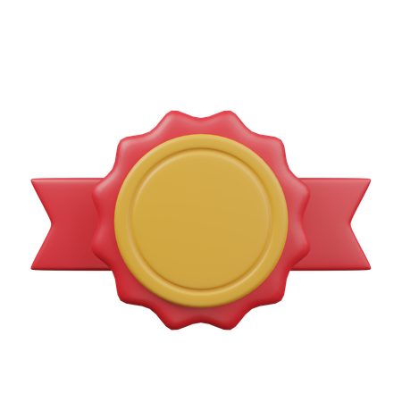Medal Of Winner  3D Icon