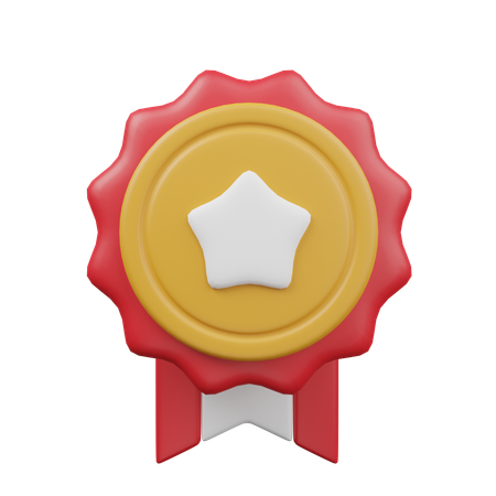 Medal Of Winner  3D Icon