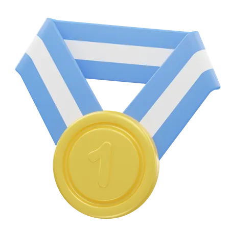 Medal Rank 1  3D Icon