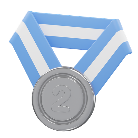 Medal Rank 2  3D Icon