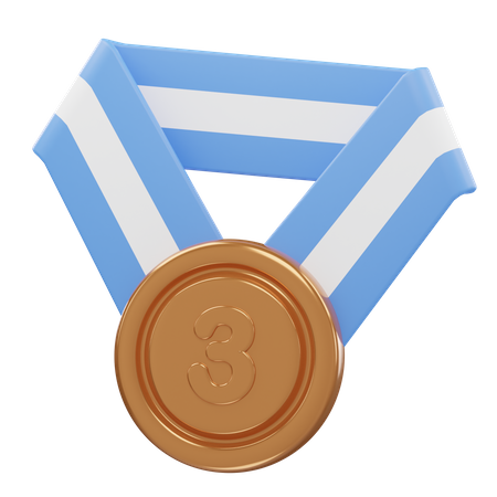 Medal Rank 3  3D Icon