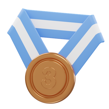 Medal Rank 3  3D Icon