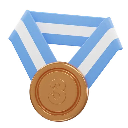 Medal Rank 3  3D Icon