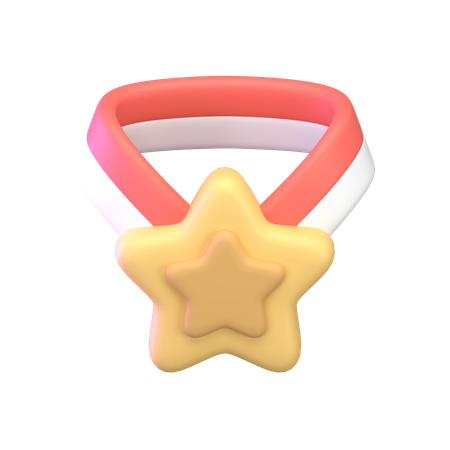 Medal Star  3D Icon