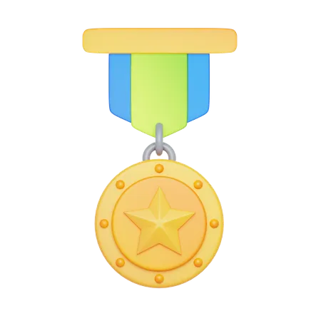 Medal Winner Badge  3D Icon