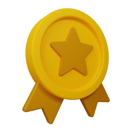 Medalha  3D Icon