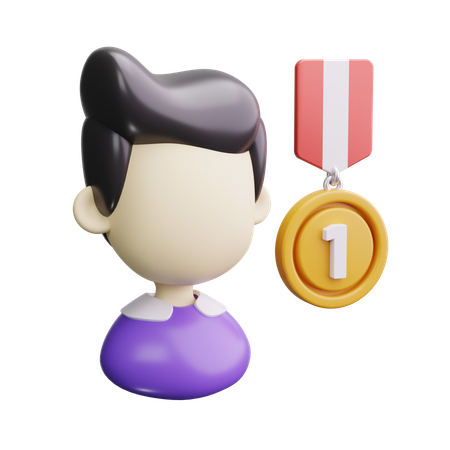 Medalha  3D Icon