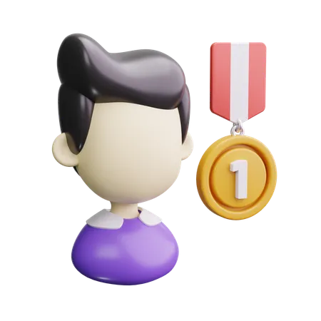 Medalha  3D Icon