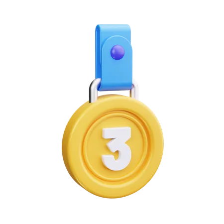 Medalha  3D Icon