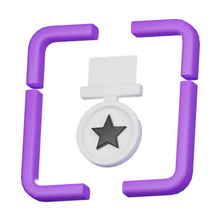 Medalha  3D Icon