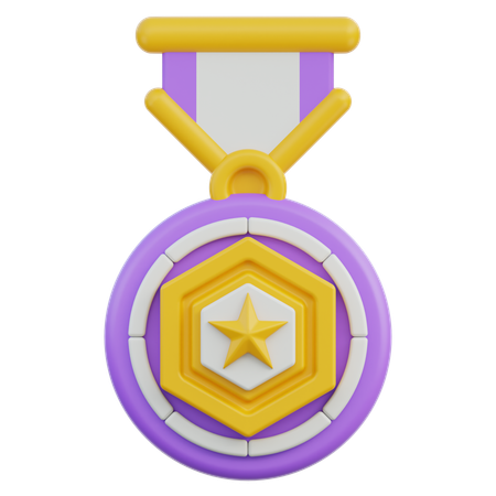 Medalha  3D Icon