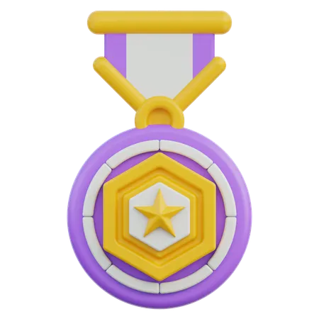 Medalha  3D Icon