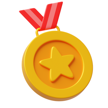 Medalha  3D Icon