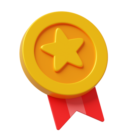 Medalha  3D Icon