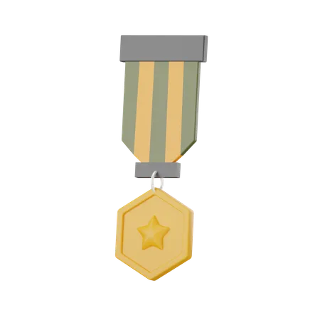 Medalha  3D Icon