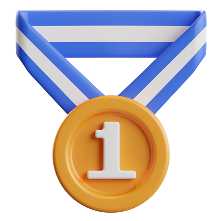 Medalha  3D Illustration